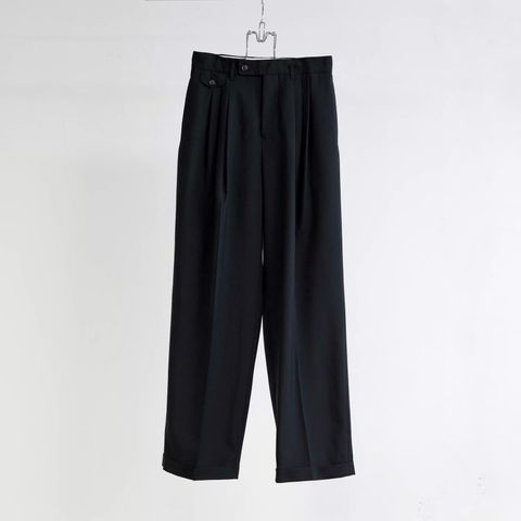 【残り一点】3 Tuck Wool Serge Trousers