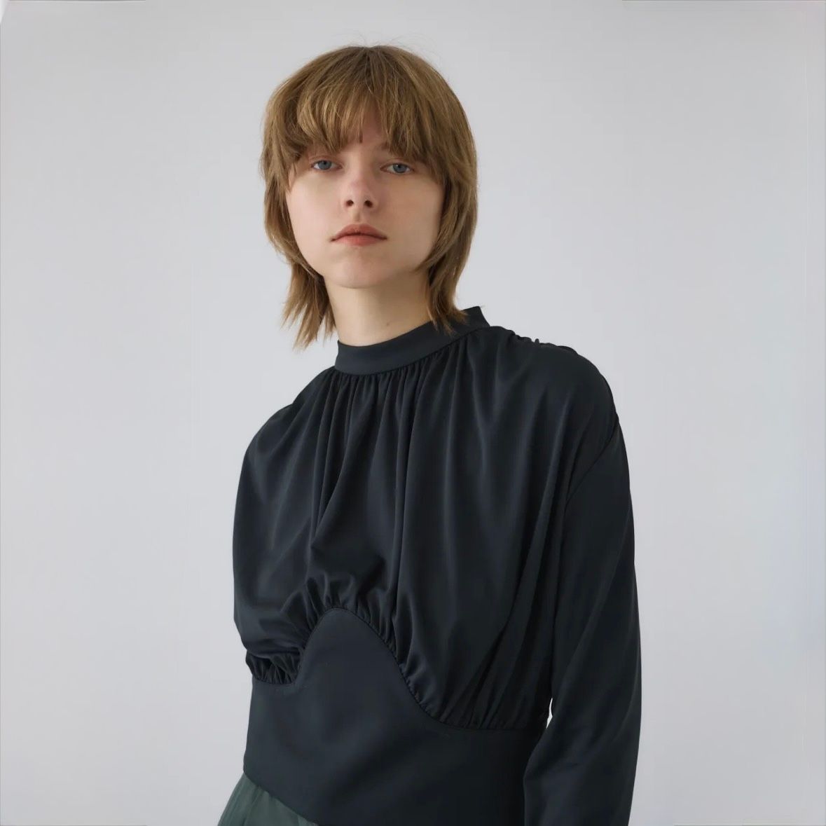 【残り一点】Hidden Detail Drape Tops