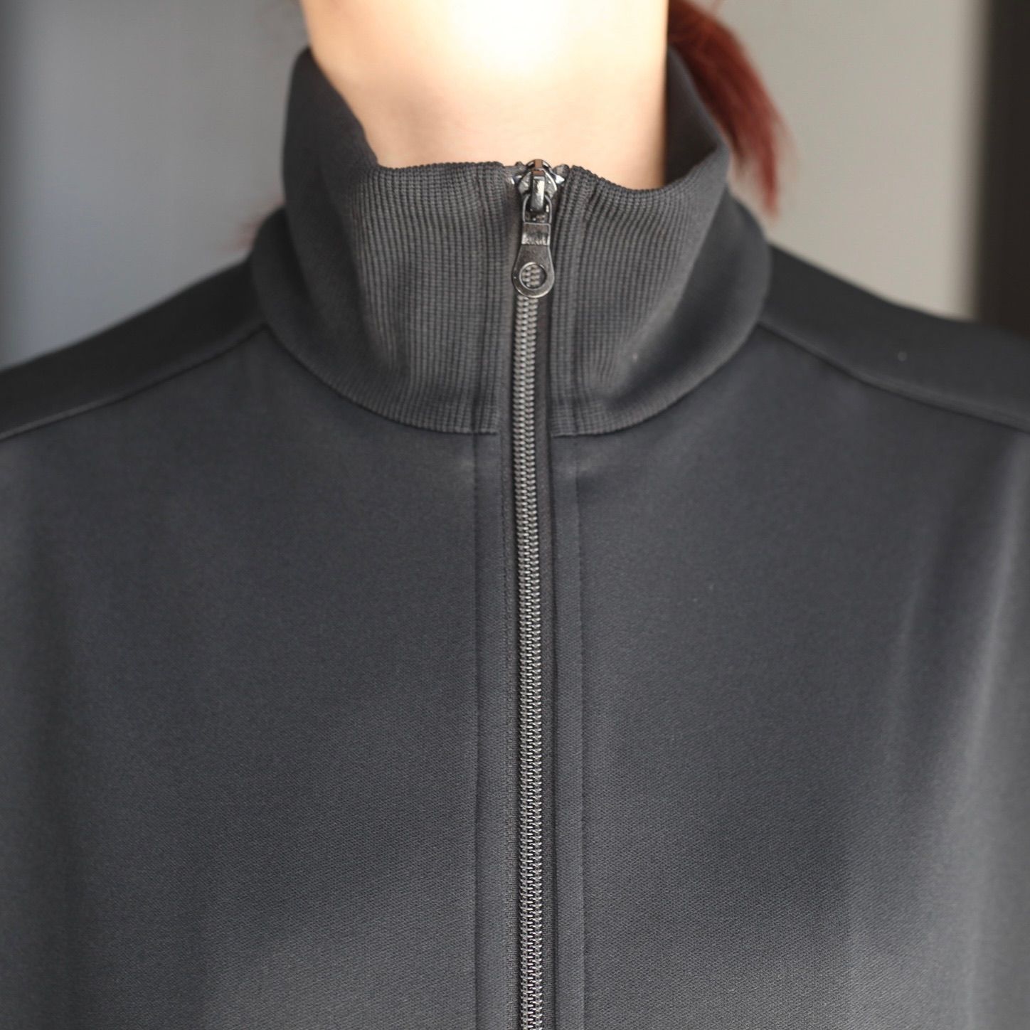 【残り一点】Neck Ribbed Long Blouse