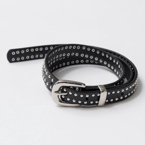 【残り一点】スタッズ細ベルト