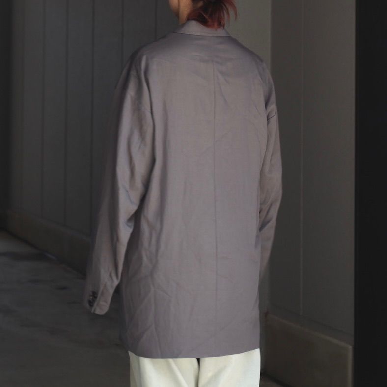 【残り一点】Draped Dart Wool Serge Blazer