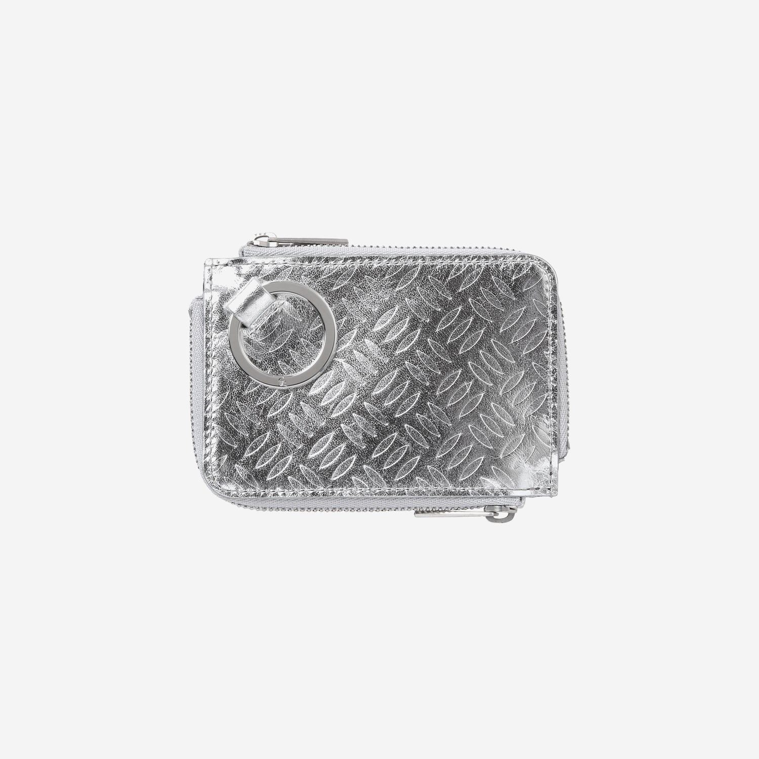 【残り一点】Embossed W ZIP Card Case