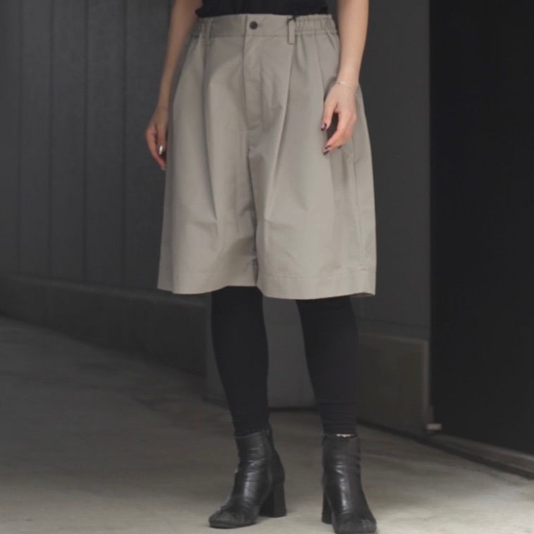 【残り一点】Tecno Cotton Wide Easy Short Trousers