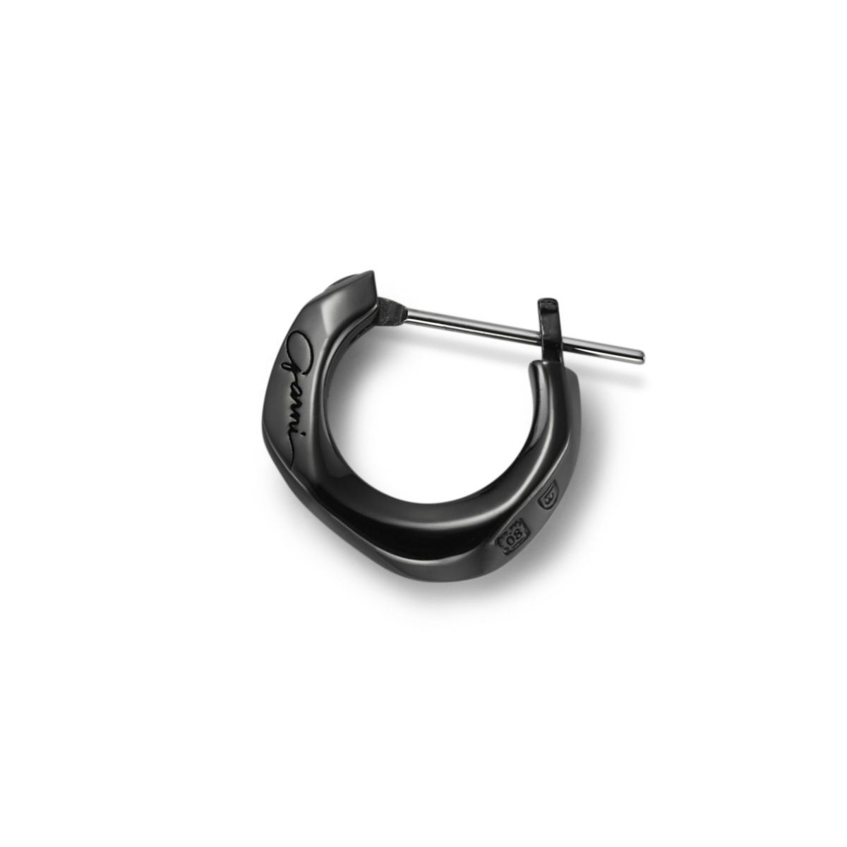 GARNI クロッケリーピアス　左耳用　ガルニ　Crockery Pierce GARNI - 【残り一点】Crockery Pierce 左耳用(BLACK) | ACRMTSM