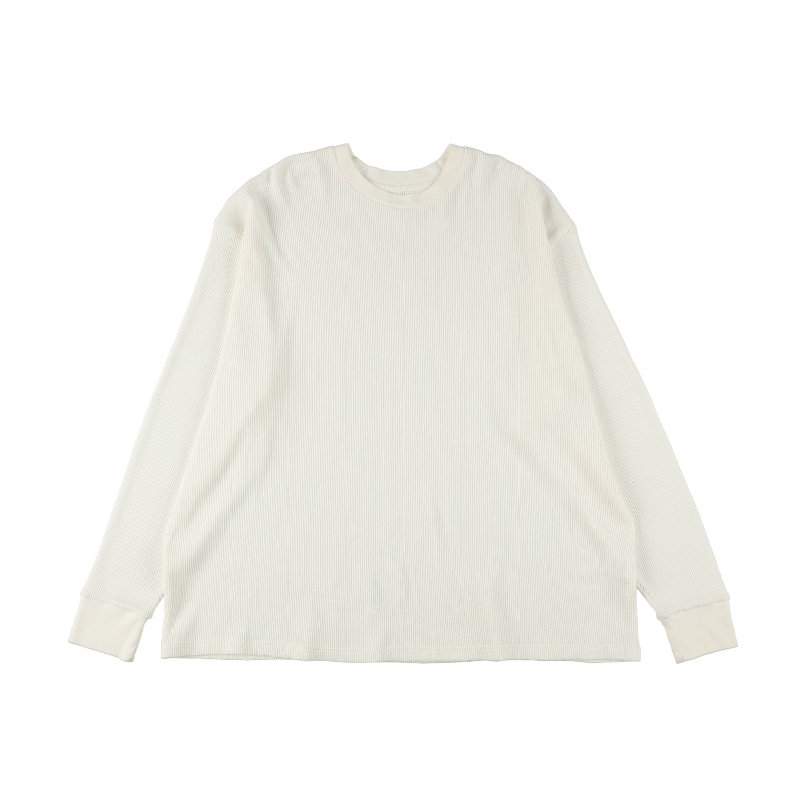 【残り一点】18G Heavy Weight Garment Dye L/S Waffle