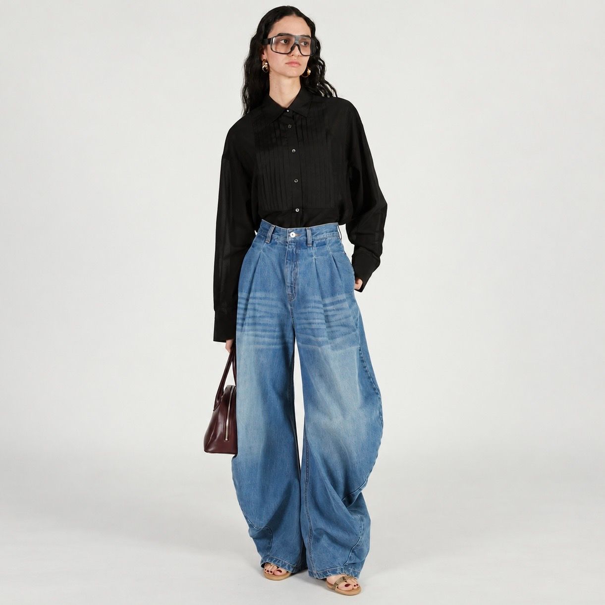 【残り一点】Drape Denim Pants