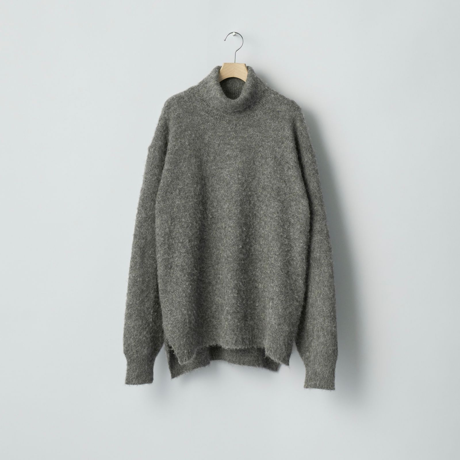 【残り一点】Wool/Alpaca Milled Knit Turtle Neck LS