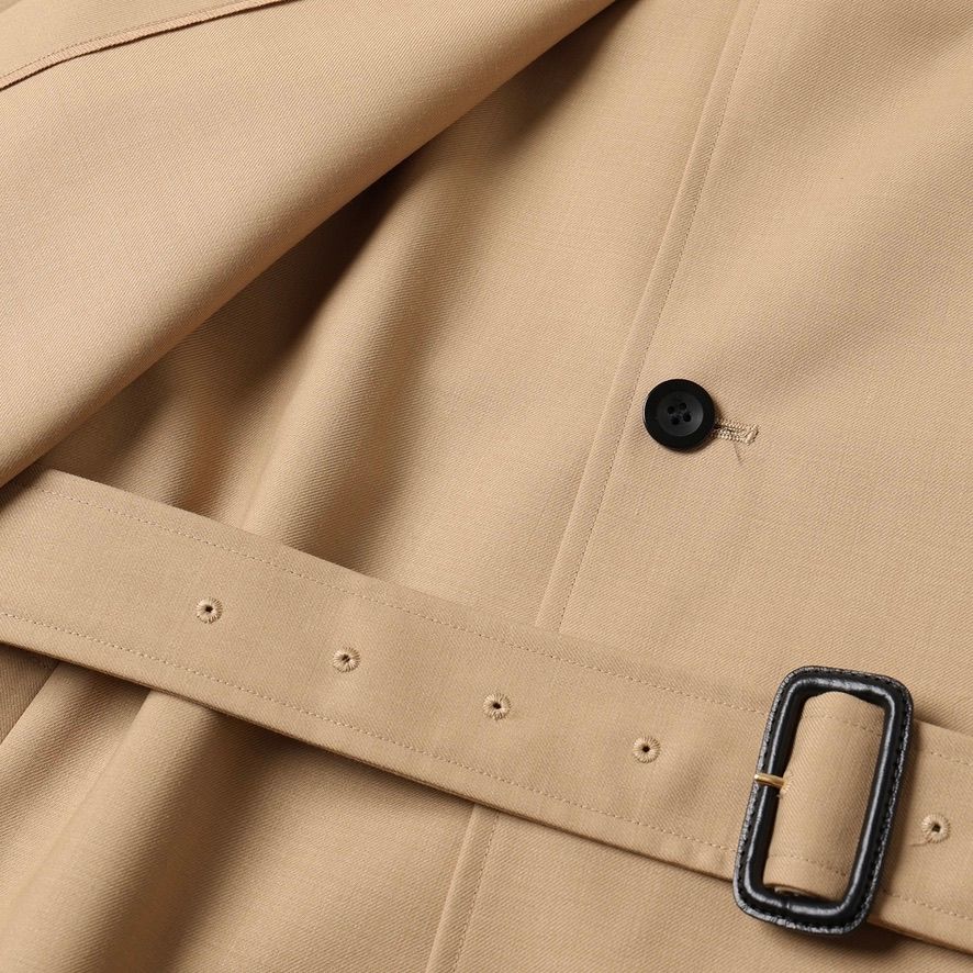 CULLNI - 【残り一点】Wool Gabardine Trench Coat | ACRMTSM ONLINE STORE