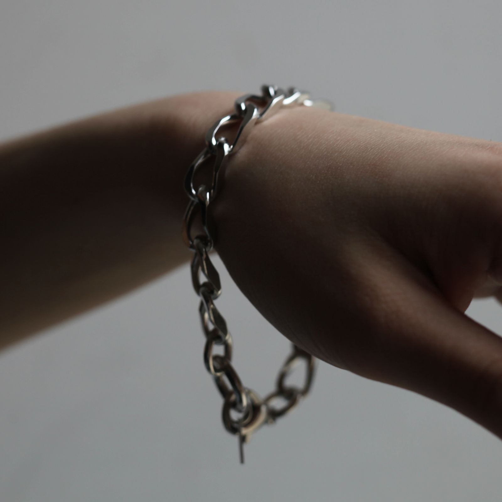 【残りわずか】Curb Chain Bracelet(SILVER)