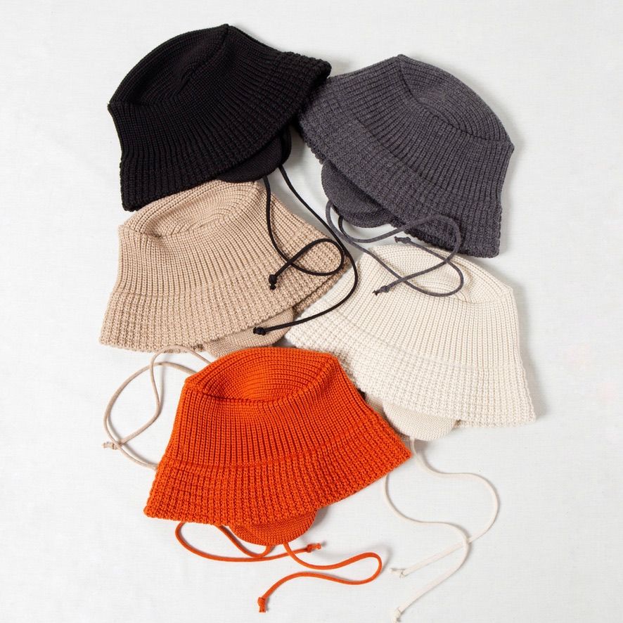 【残りわずか】Ear Knit Bucket Hat