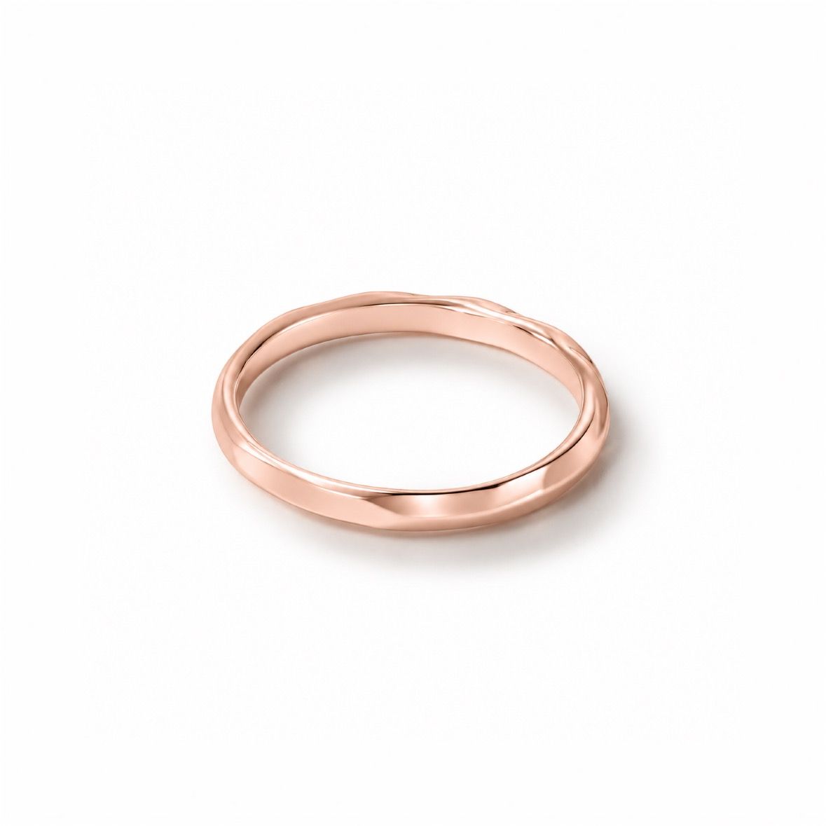 GARNI - 【お取り寄せ注文可能】Half Twist Ring M(K18 PINK GOLD