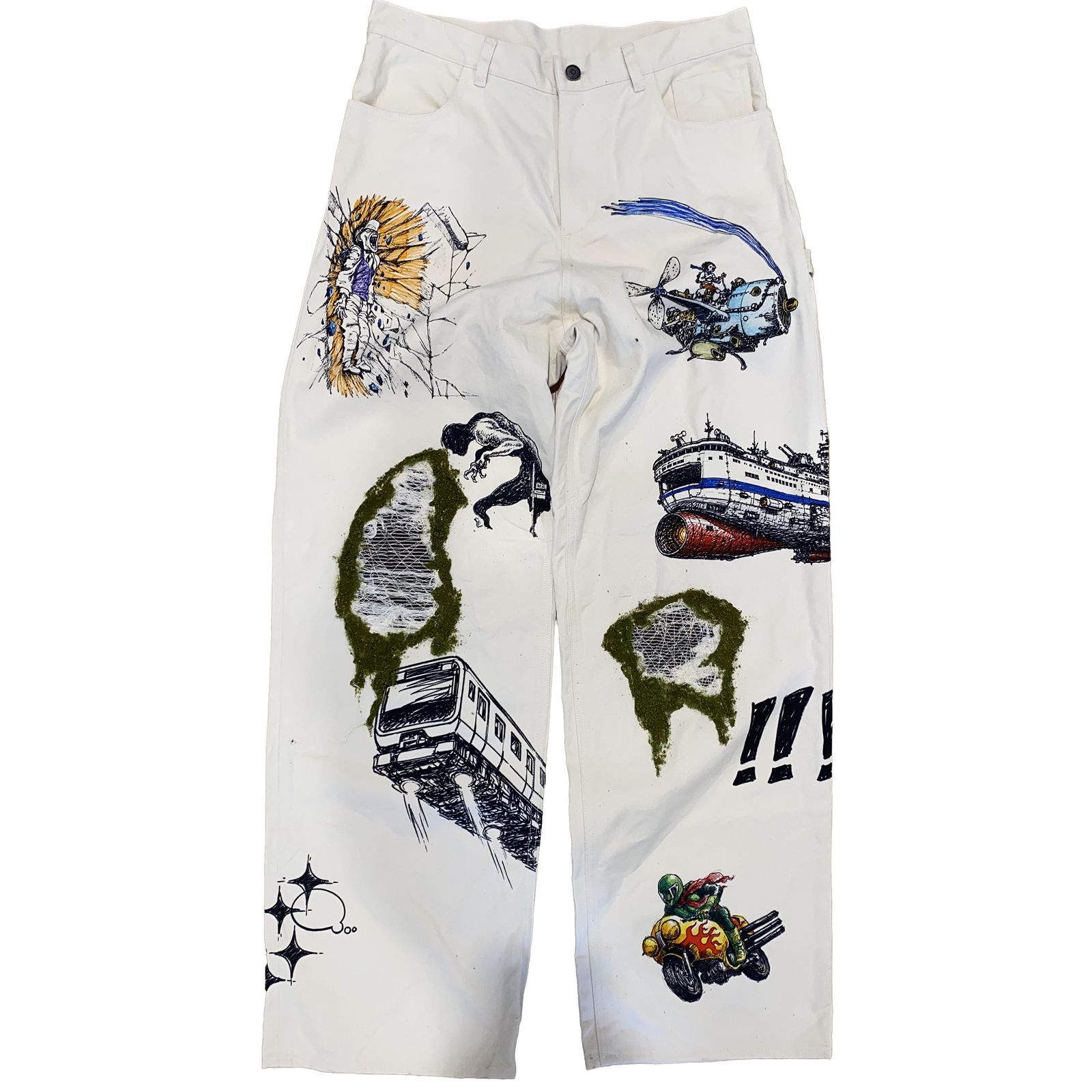 【残り一点】Doodle Book Pants