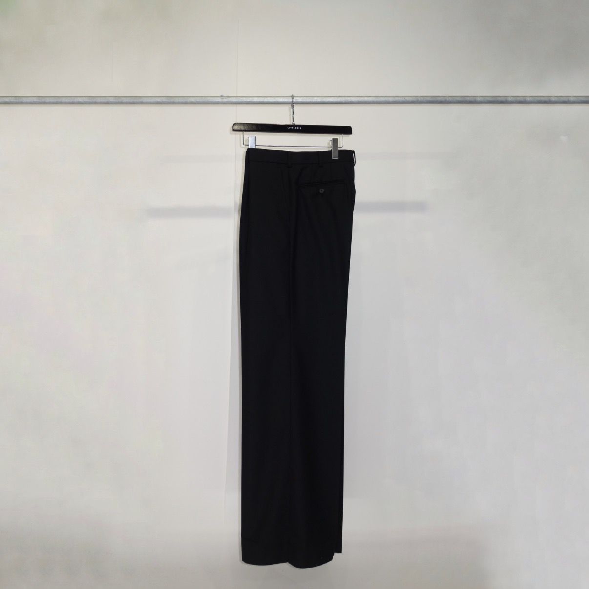 【残り一点】Black Wool Wide Trousers
