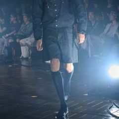 【残り一点】Modern Denim Short Trousers Wide Cut