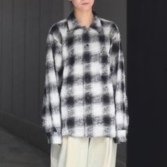 【残り一点】Shaggy Ombre Open Collar Shirt(DRUNK)