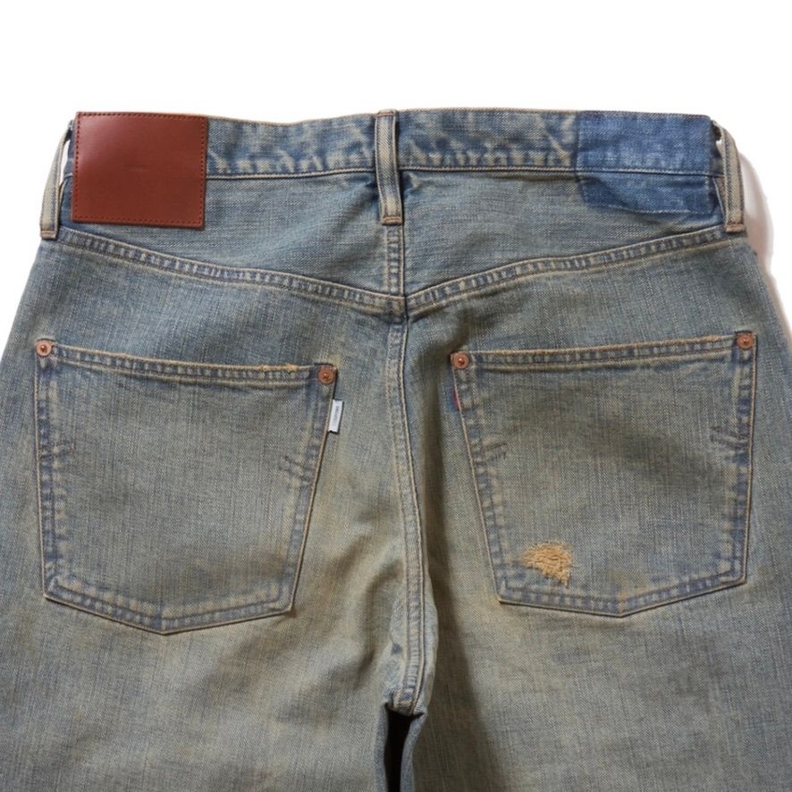 パンツ・ボトムスその他 SUEDE PATCH DESTROYED DENIM PANTS O1CN015n1xfX27FLBp2M9kH__16810