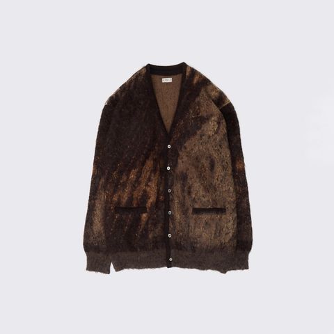 【残り一点】Abstract Jaquard Mohair Cardigan