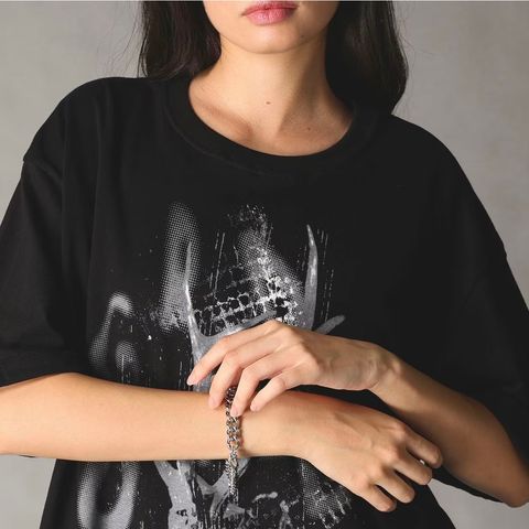 【残り一点】二重チェーンブレスレット(SILVER)