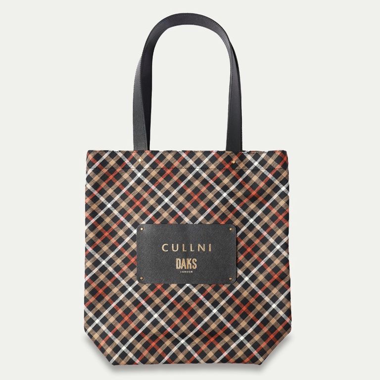 CULLNI - 【残り一点】CULLNI for DAKS LONDON Big Leather Patch Tote 