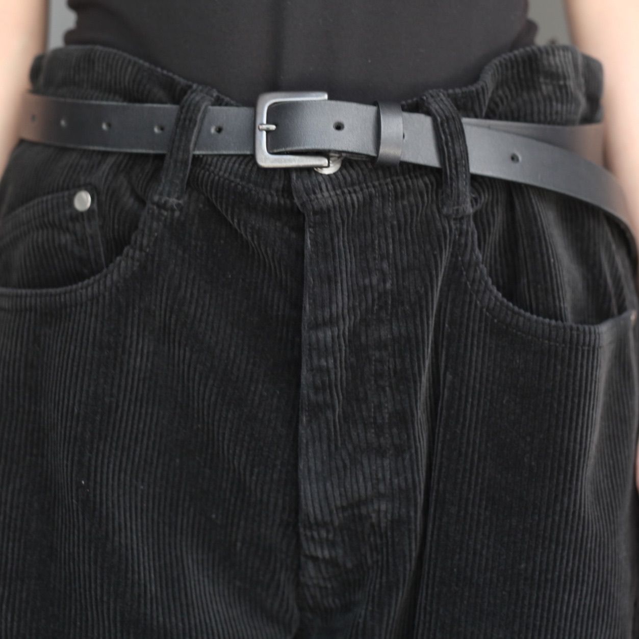 【残り一点】3D Twisted Wide Leg 5P Pants