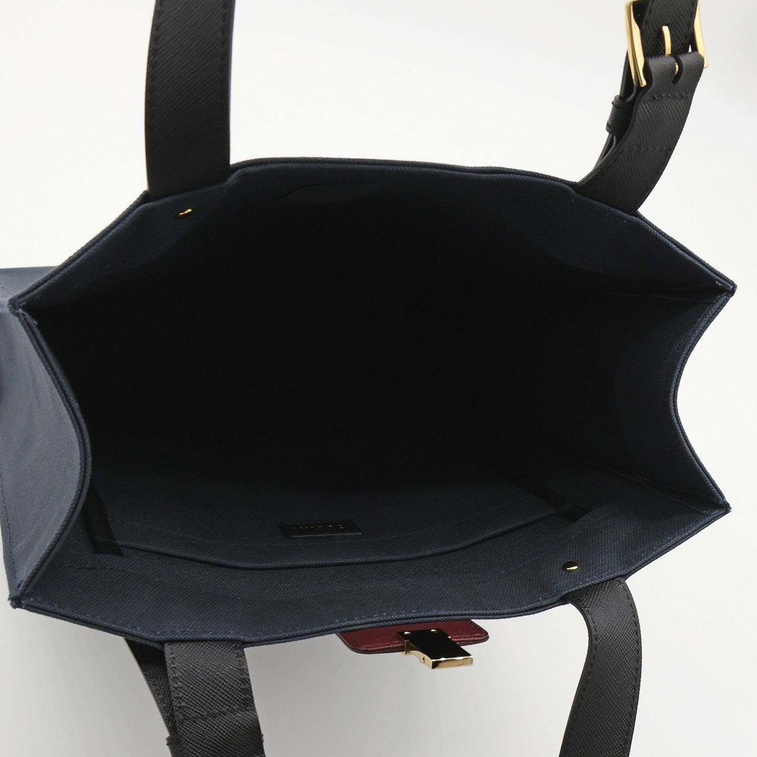 【残り一点】Leather Flap Adjustable Belt Canvas Tote