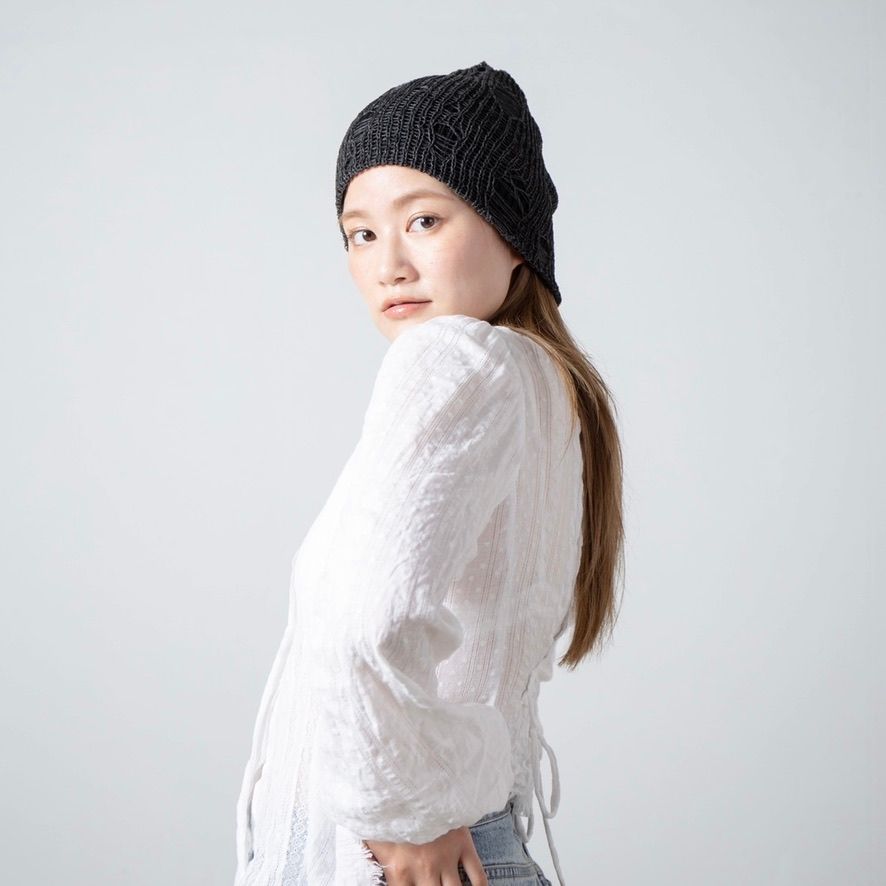 【残り一点】Damage Mesh Beanie
