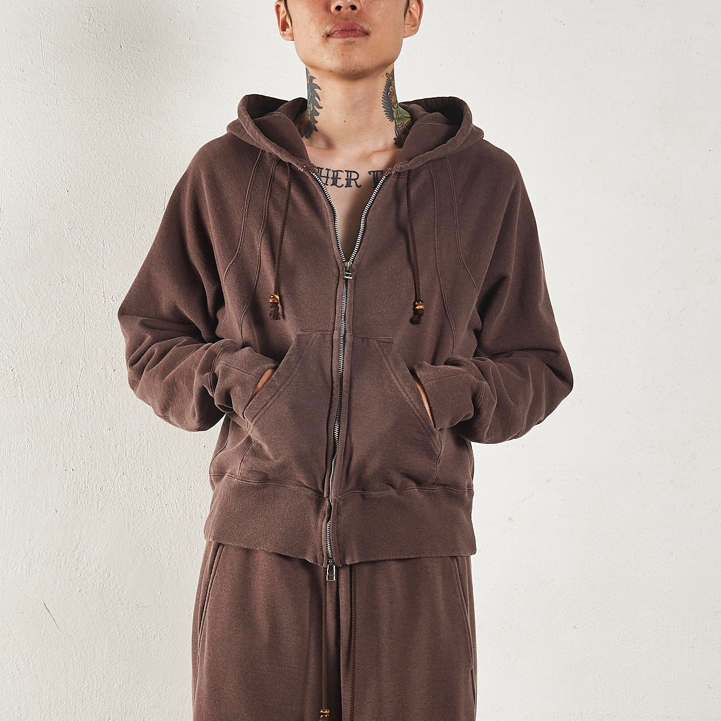 NVRFRGT - 【残りわずか】Panelled Zip Up Hoodie | ACRMTSM