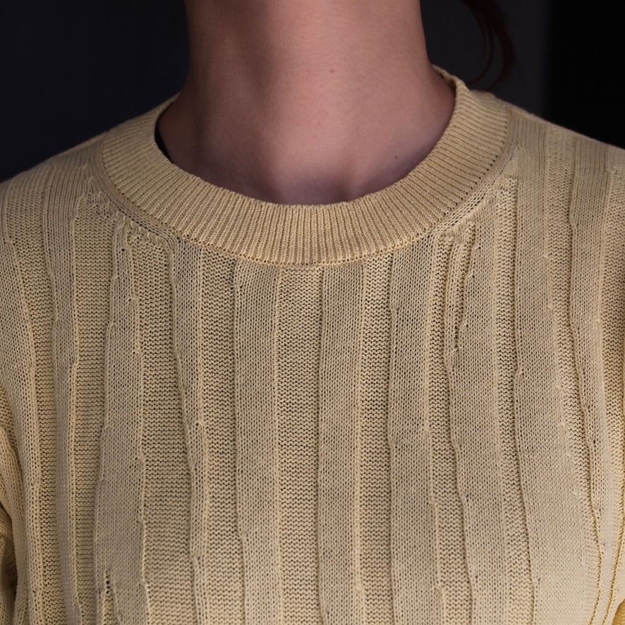 YOKE - 【残り一点】Random Rib Crewneck Sweater | ACRMTSM