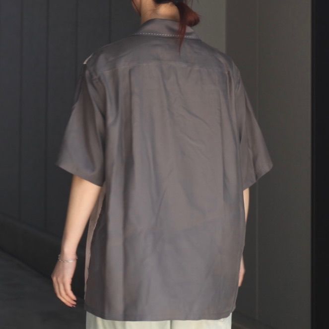 【残り一点】Colorblock Open Collar Shirt