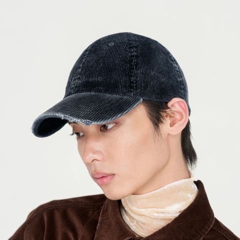 【残り一点】Blue Washed Corduroy Baseball Cap