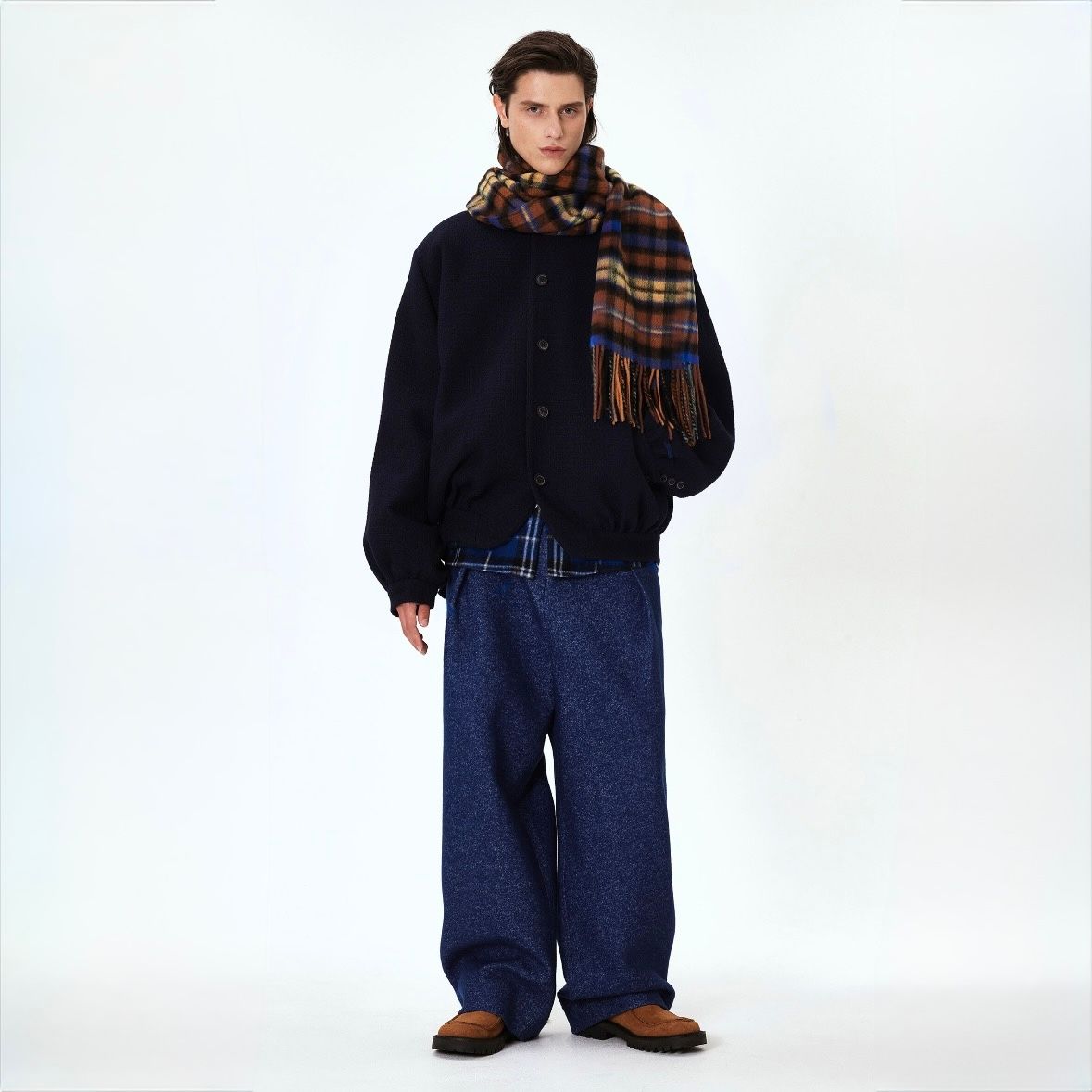 【残り一点】Revint Plaid Muffler