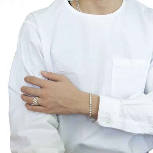 【お取り寄せ注文可能】Honycomb Studs Bangle S(SILVER)
