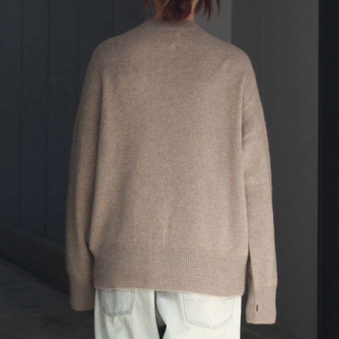 【残り一点】Cashmere Wholegarment Crewneck Sweater