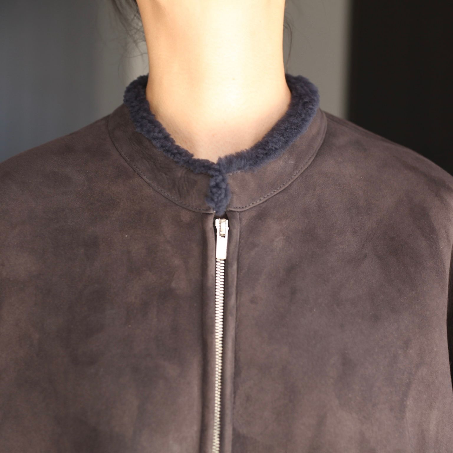 stein - 【残りわずか】Oversized Mouton Zip Jacket | ACRMTSM ONLINE