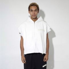 【残り一点】Cut Off Wide Zip N/S Sweat Hoodie