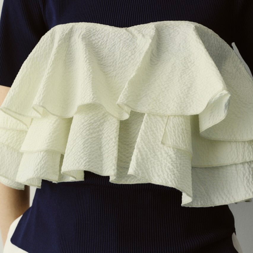 【残り一点】Wave Flare Knit Tops
