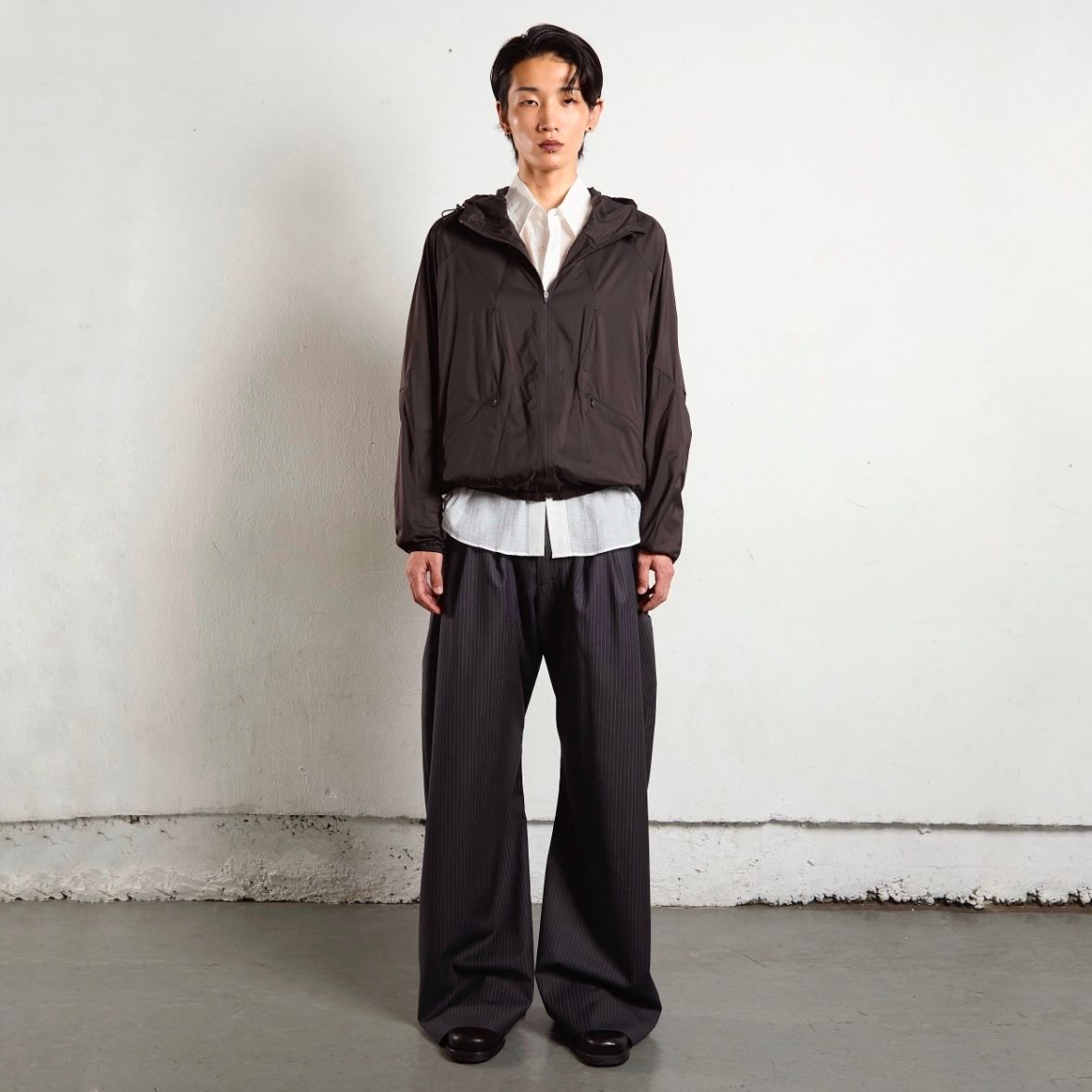 NVRFRGT - 【残りわずか】Paneled Light Weight Hooded Jacket
