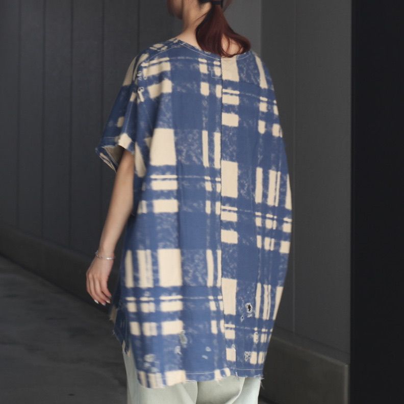 【残り一点】Pocket Nel Tunic With Damaged(SHADOW BUFFALO)