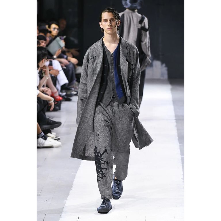 Yohji Yamamoto - 【残り一点】柄切り替え釦止めJK | ACRMTSM ONLINE STORE
