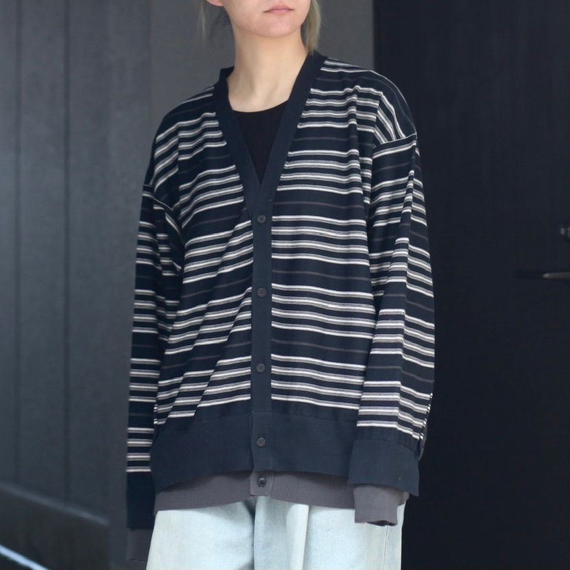 定番のお歳暮＆冬ギフト YOKE 22ss Border Connecting Cardigan