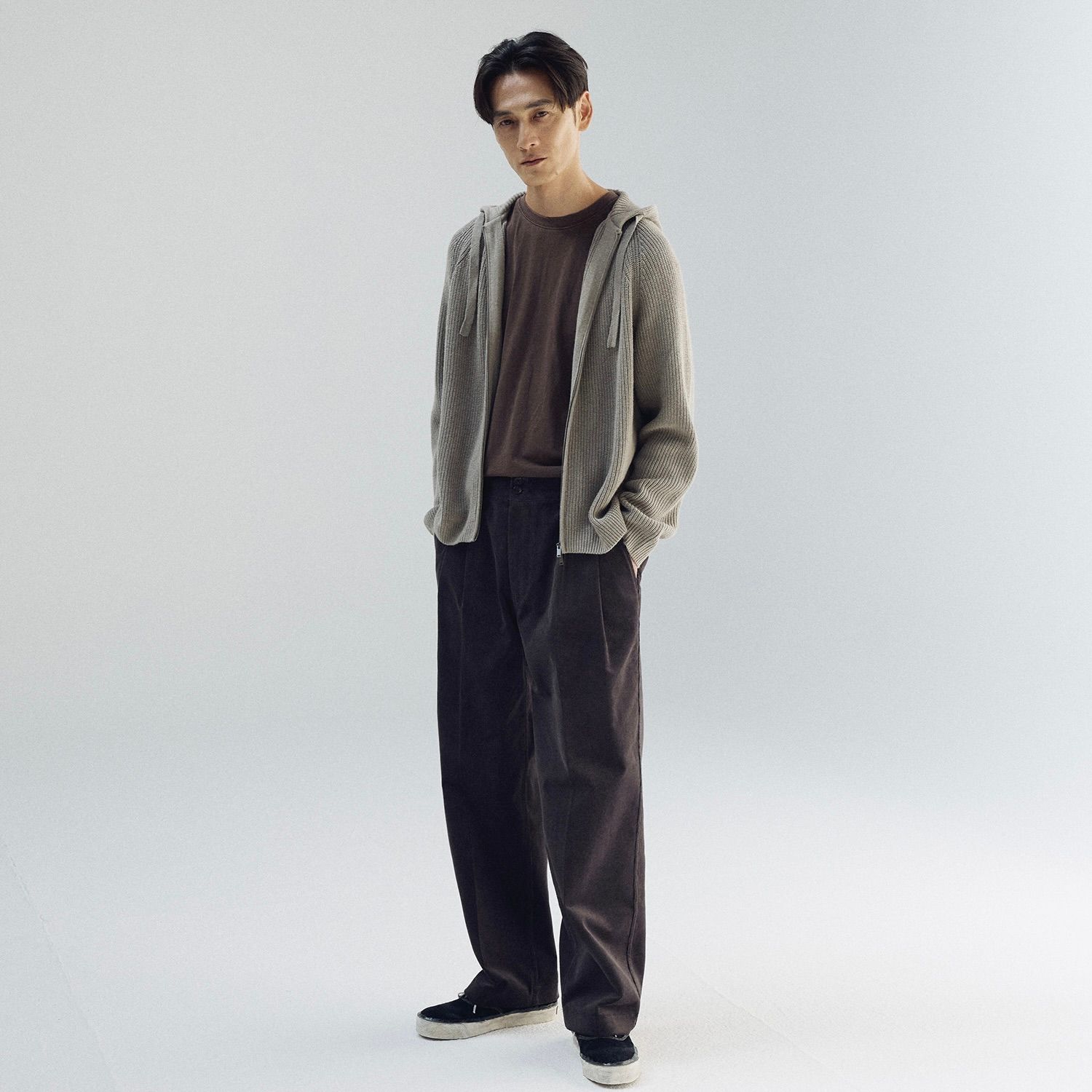 【残り一点】Hooded Knit Parka