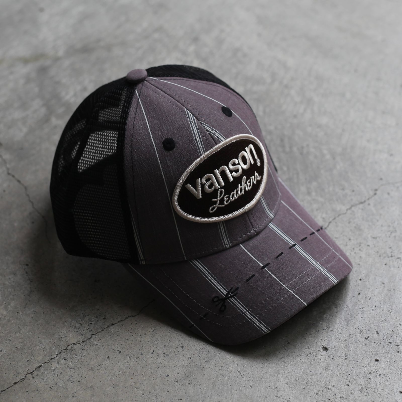 【残り一点】Vanson Logo Patch Cap