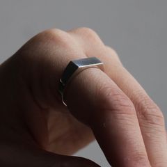 【残り一点】Square Ring_5.1mm(SILVER)