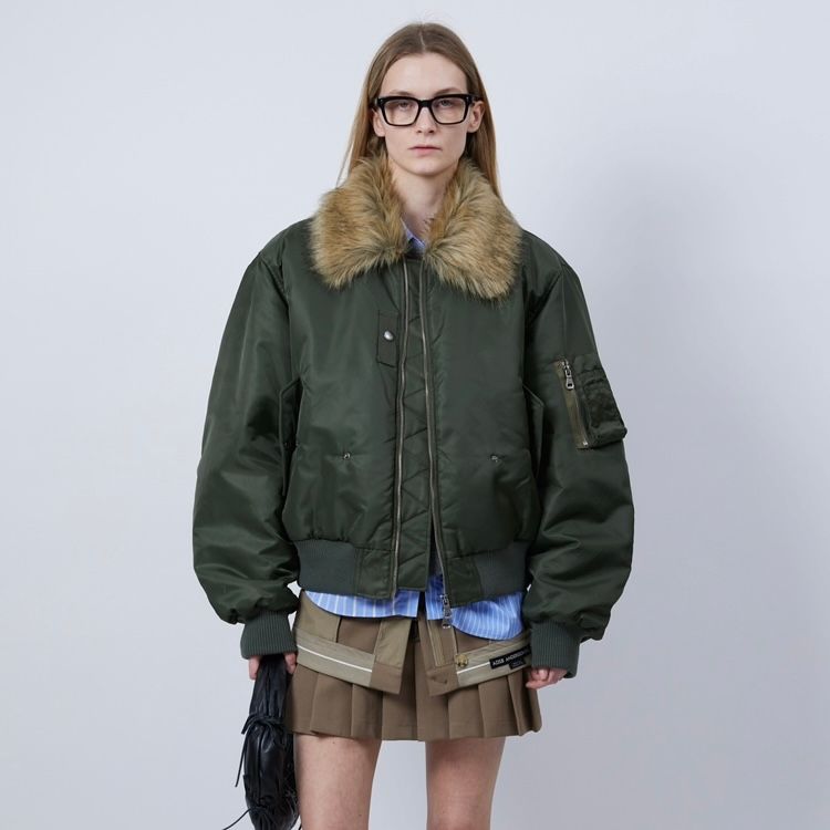 【残り一点】Fur Collar MA-1 Bomber