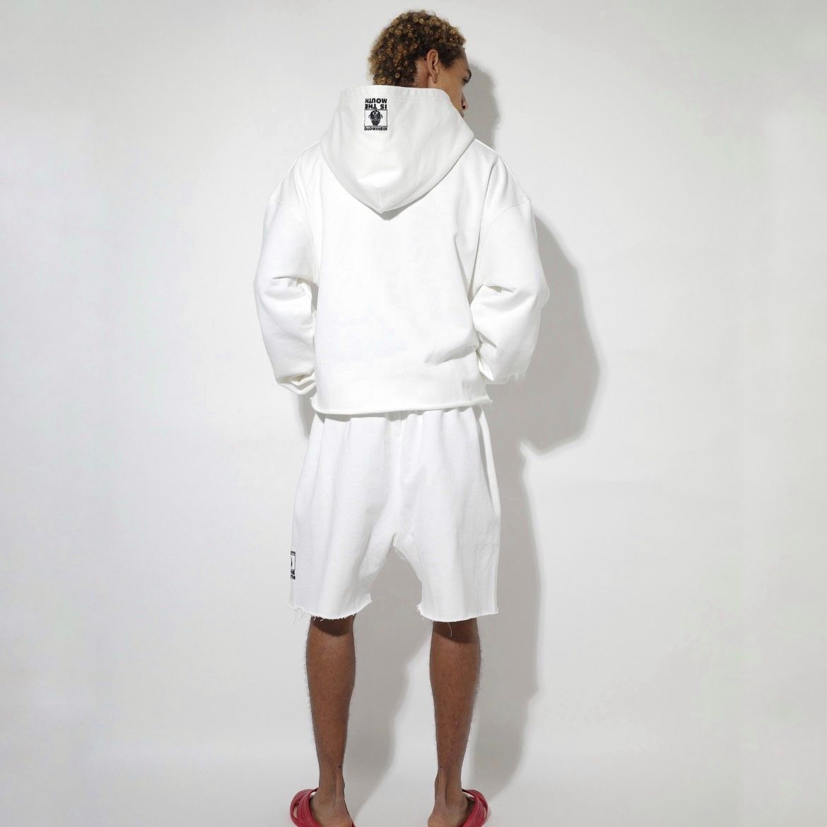 【残り一点】Cut Off Wide Zip Sweat Hoodie