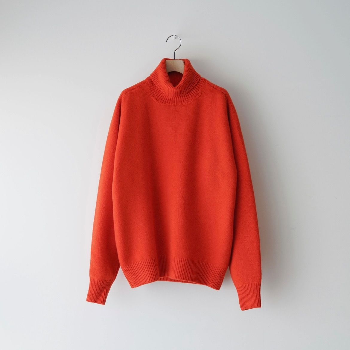 ssstein - 【残り一点】Extra Fine Wool Warm Knit Turtle Neck