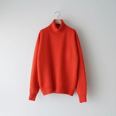 【残り一点】Extra Fine Wool Warm Knit Turtle Neck LS