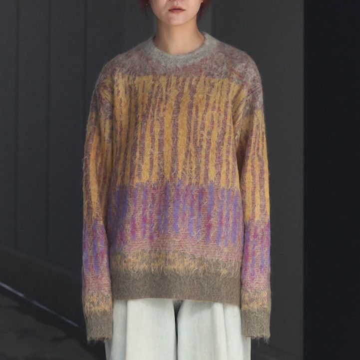 【残りわずか】Tree Jaquard Mohair Sweater