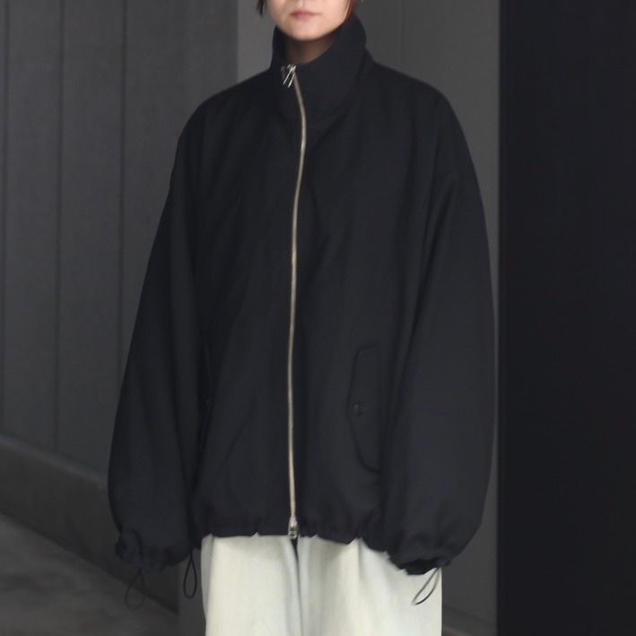VOAAOV ナイロンジャケット VOAAOV ヴィンテージナイロンシャツブルゾン Black - BISHOOL
