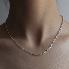 【残り一点】Gradient Anchor Chain Necklace T-BAR